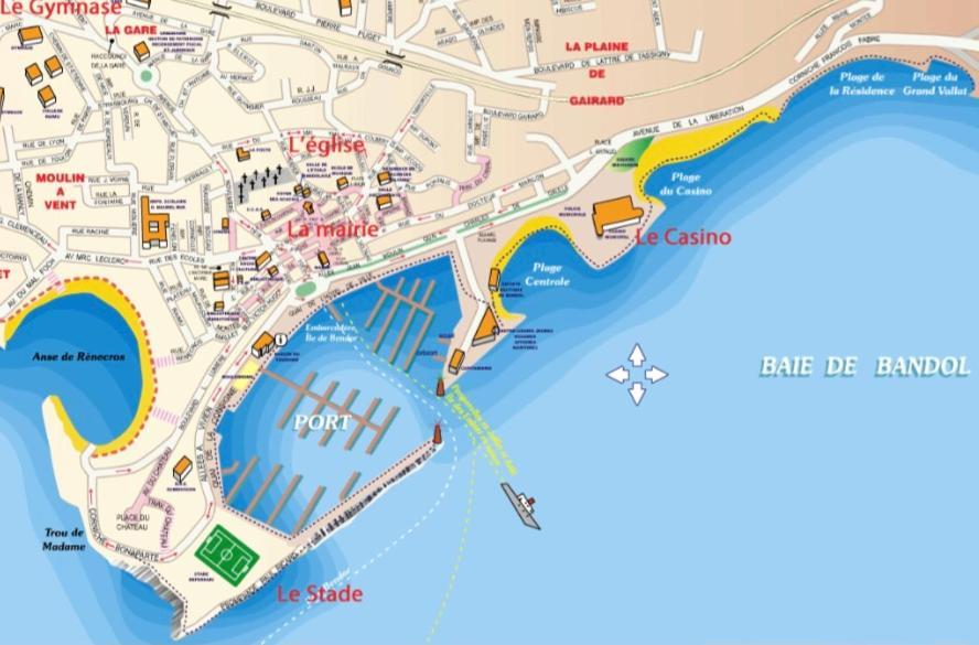 L Annexe 50M De La Plage Bandol Esterno foto